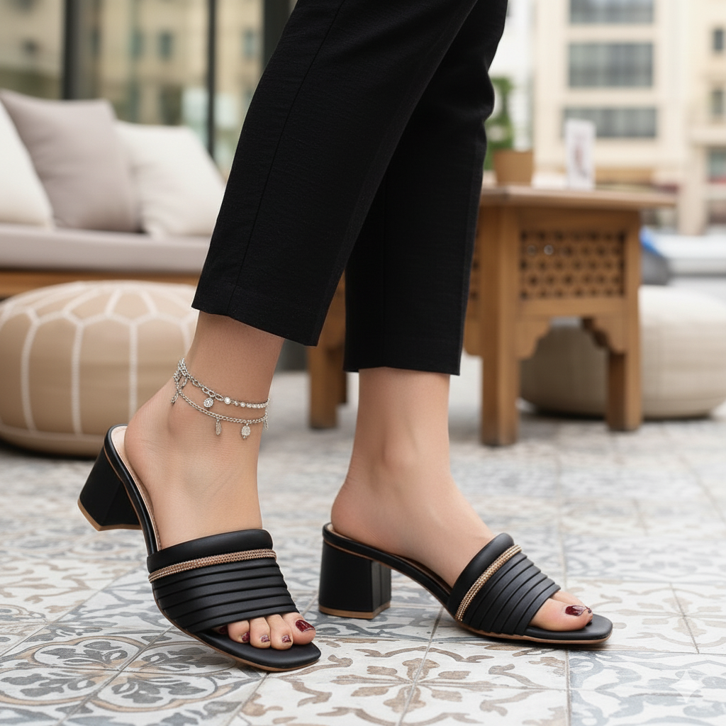Elegant Women Block Heels Sandals