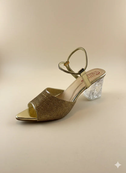 HU Crystal Aura Heels