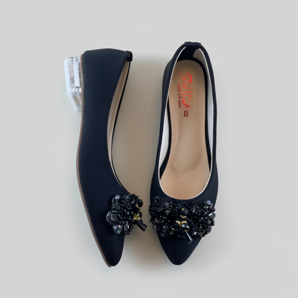 HU Beaded Flat Shoes - Winter Special