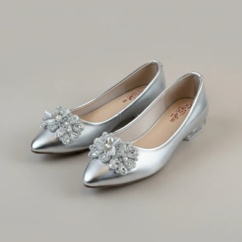 HU Beaded Flat Shoes - Winter Special