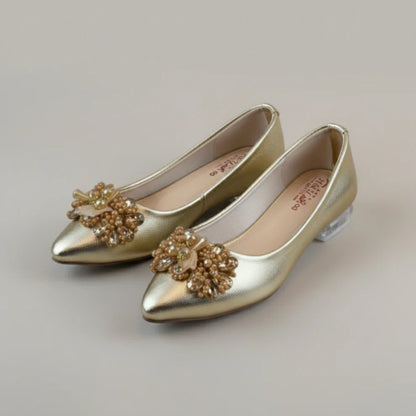 HU Beaded Flat Shoes - Winter Special