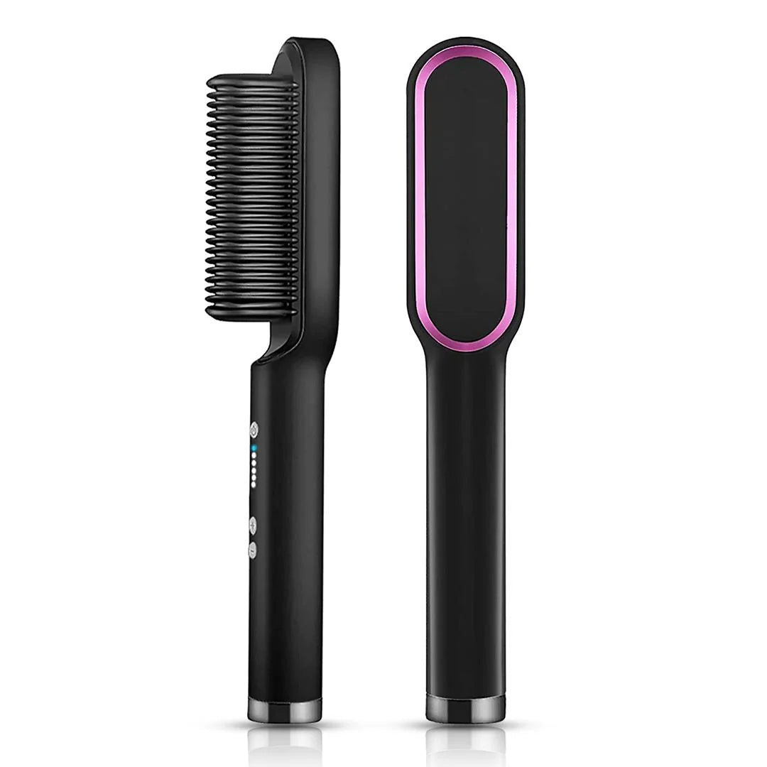 Hair Straightener Comb Brush