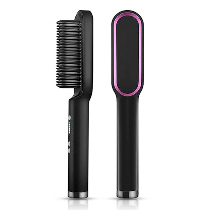 Hair Straightener Comb Brush