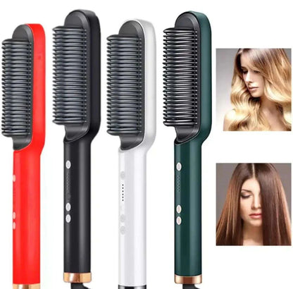Hair Straightener Comb Brush